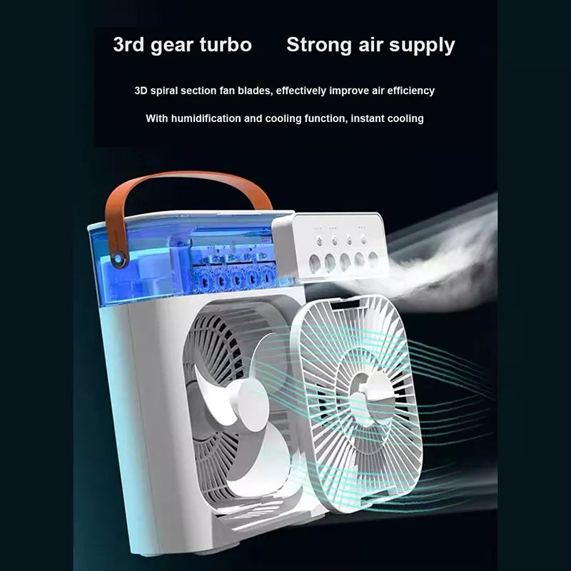 Humidifier USB Fan | Electric Spray Fan | Water Mist Fan