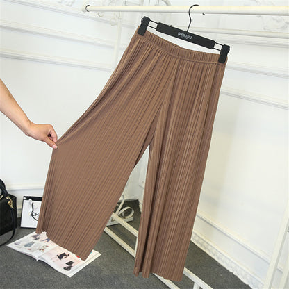 Pleated Loose And Thin Wide-leg Women's Pants