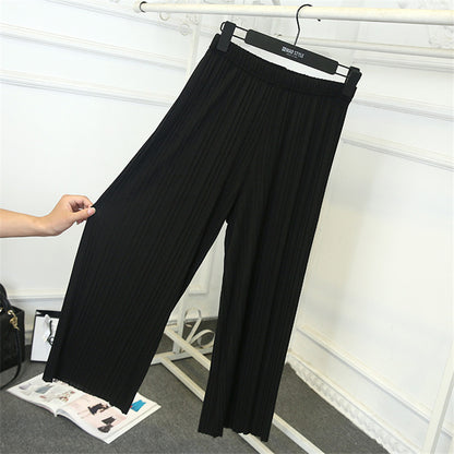 Pleated Loose And Thin Wide-leg Women's Pants