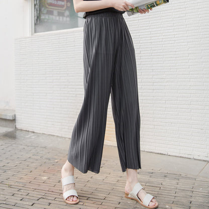 Pleated Loose And Thin Wide-leg Women's Pants