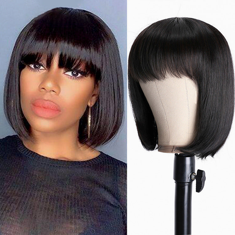 Unice Hair Full Machine Human Hair Wigs For Black Women