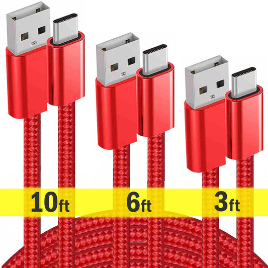 USB C Cable | USB C Charger Cable | Braided USB C