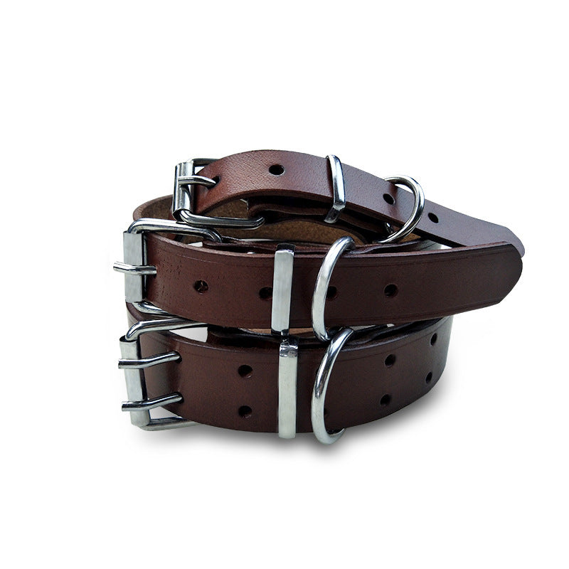 Pet products leather collar