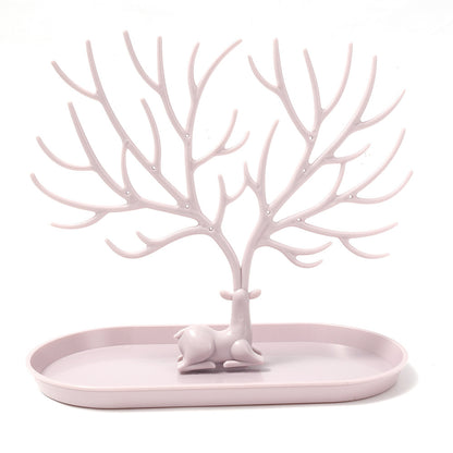 Deer Jewelry Display Stand with Antlers