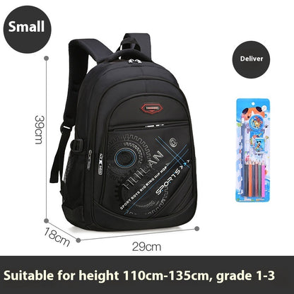 Primary School Student Schoolbag Male Grade 1-3-6 Schoolbag