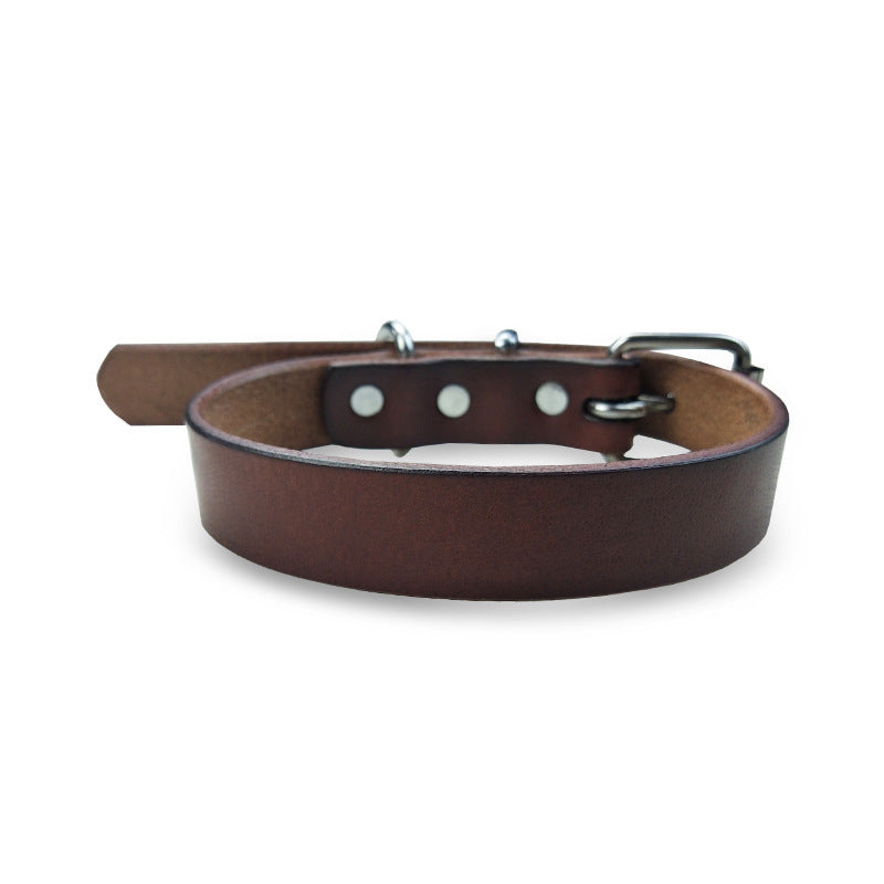 Pet products leather collar