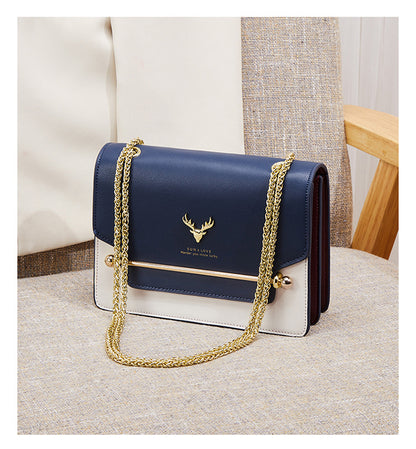 Fashion Texture Shoulder Bag Deer Head Crossbody