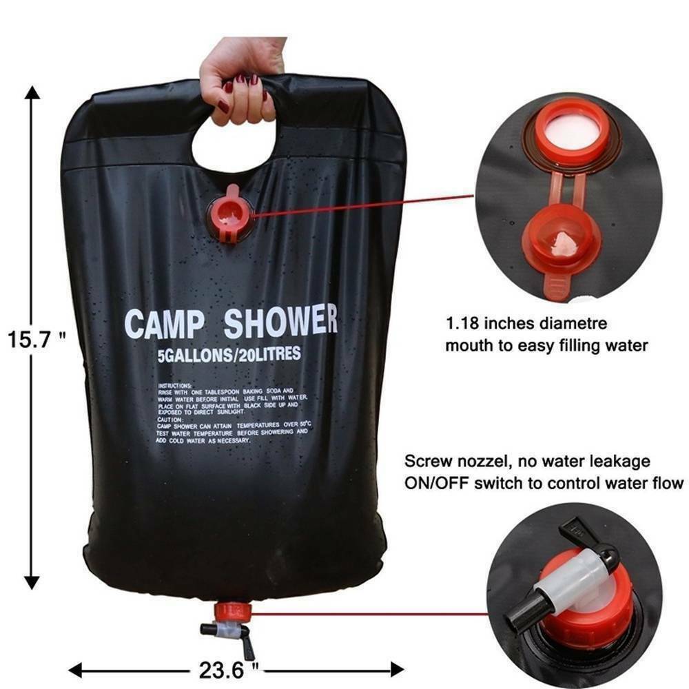 Camping Shower | Outdoor Solar Shower | Portable Outdoor Shower