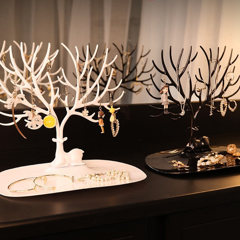 Deer Jewelry Display Stand with Antlers