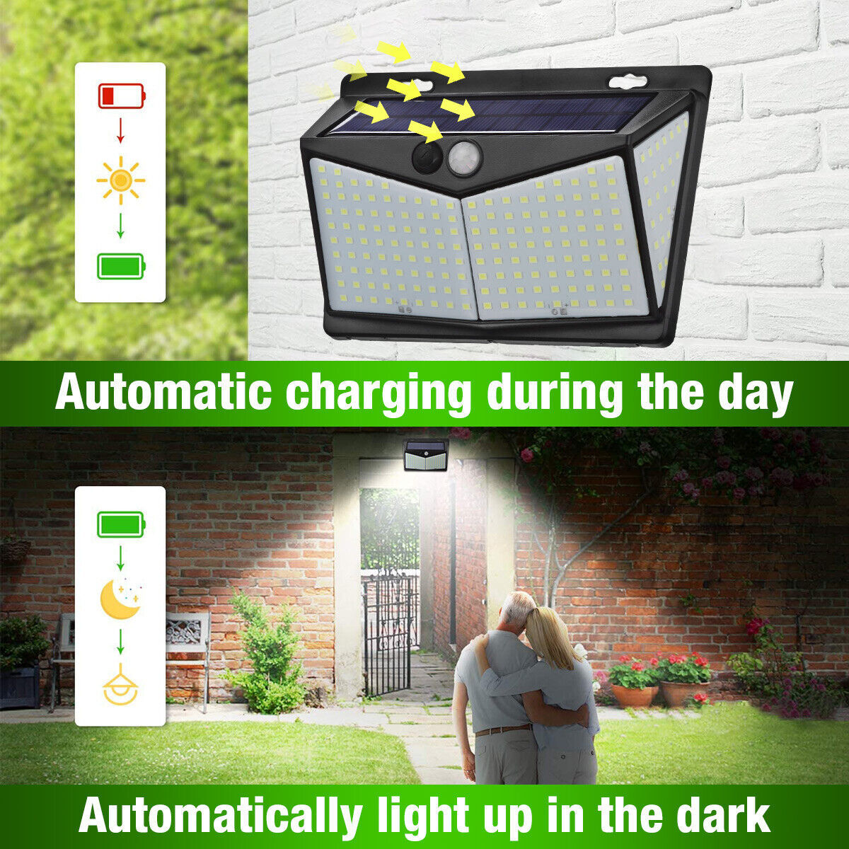 LED Solar Power Light | Outdoor Solar Light | Motion Sensor Light