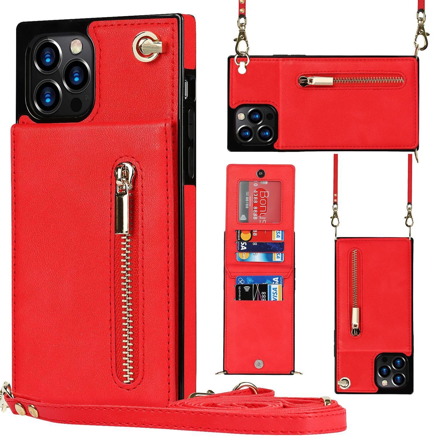 Zipper Phone Case Phone Case Crossbody