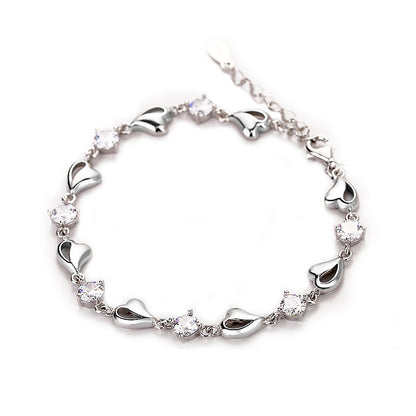 Women's Fashion Simple Heart Bracelet