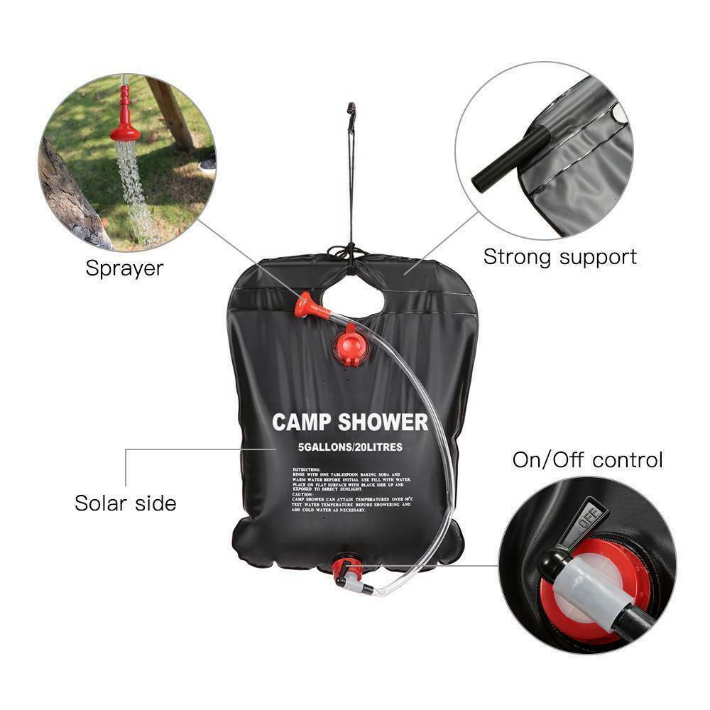 Camping Shower | Outdoor Solar Shower | Portable Outdoor Shower