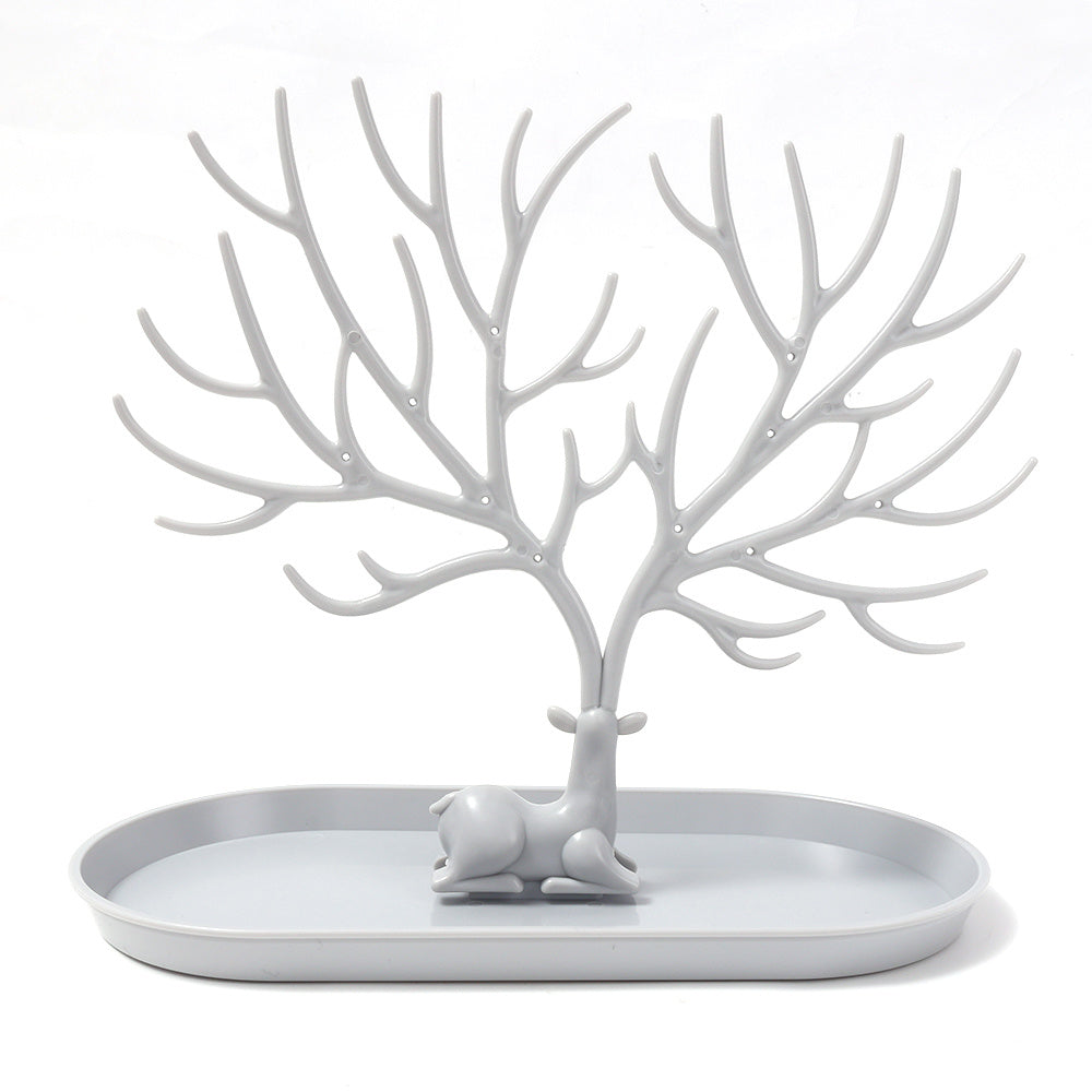 Deer Jewelry Display Stand with Antlers